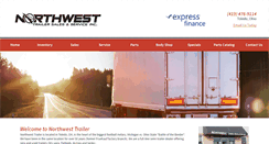 Desktop Screenshot of northwesttrailer.com